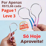 SilkSpring™ Remove os pelos pela raiz, sem dor, com suavidade (Só Hoje 3 Unidades por apenas r$47)