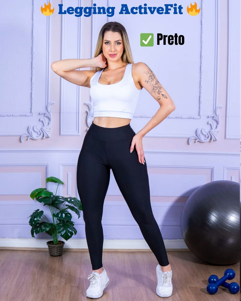 Legging ActiveFit - Perfeita para Acompanhar Você em Todos os Momentos!